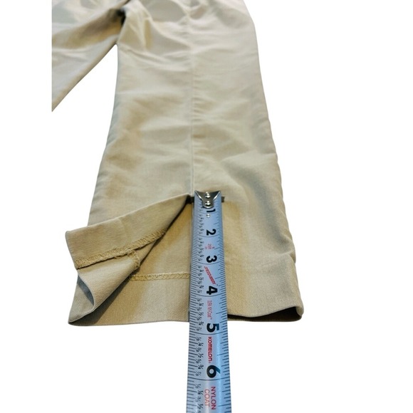 Worthington Slim Leg Cropped Pants, Womens, Color‎ Khaki, Size 12 - Picture 11 of 11